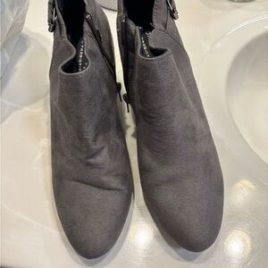 Gray Ankle Boots